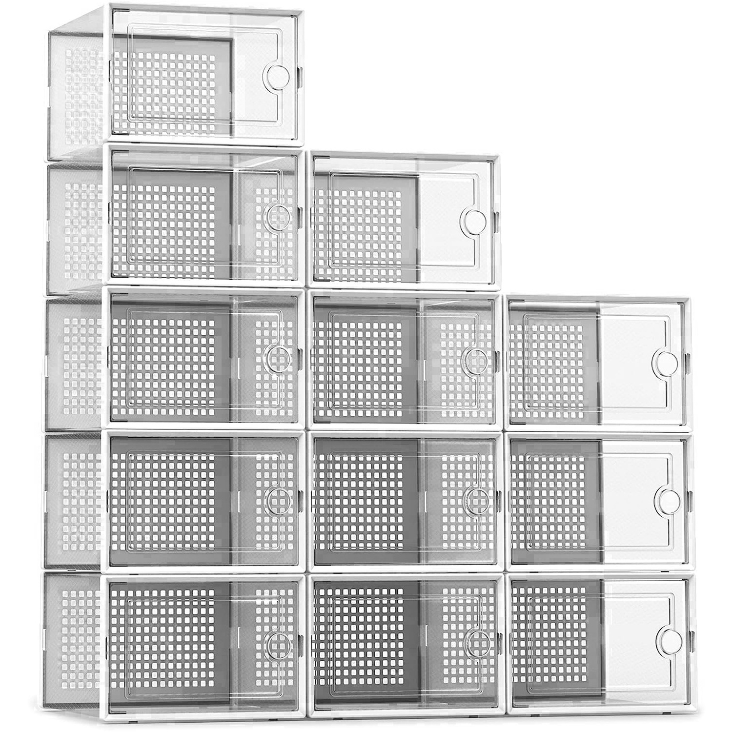 Shoe box organizer a nice manufacturer in China organizador de zapatos with foldable shoe storage box