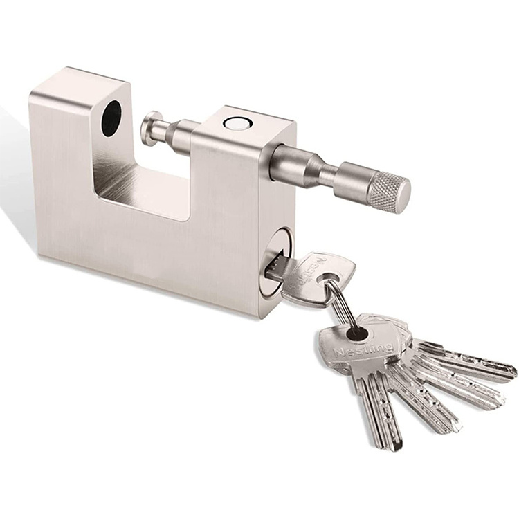 Advanced lock Heavy Duty padlock Solid Steel Computer key Rectangular padlock