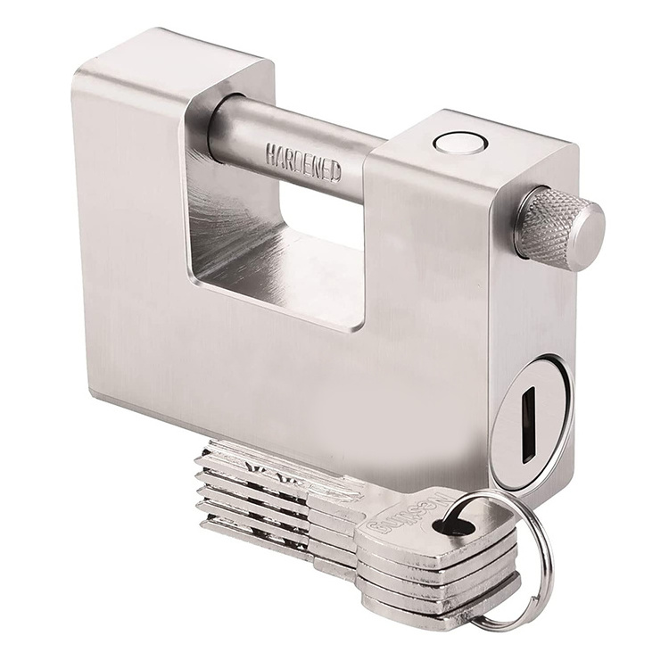 Advanced lock Heavy Duty padlock Solid Steel Computer key Rectangular padlock