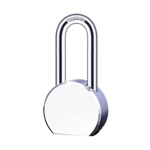 Premium Padlock Burglar Burglar padlock Rust and cut proof 65mm long shackle round iron padlock