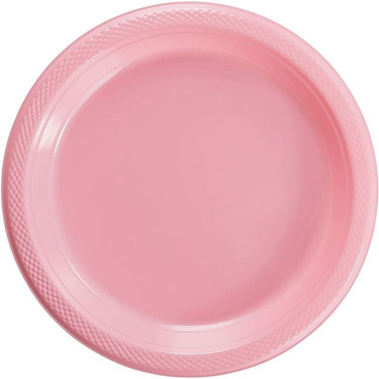 Charger Plates Bulk Dinner Plates Elegant Underplate Pink Plastic Plates Gold Rim Pearl PS Ps 4 Square Frost American Style