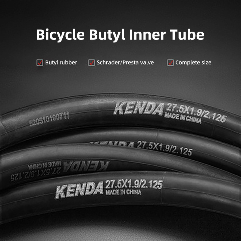 KENDA High temperature resistance 27.5 29inch tire with Schrader valve Wear-resistant Bicycle Butyl Inner Tube