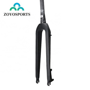 ZOYOSPORTS Mountain MTB Bike 26/27.5/29" Inch Tapered Tube Front Bicycle Fork Disc Brake Full Carbon Fiber MTB Fork