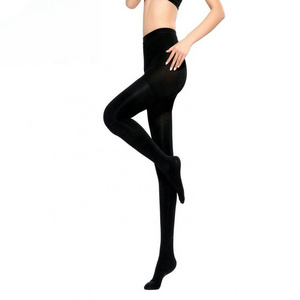 Women's Sheer Tights 680D Control Top Pantyhose Women Black Silk Thin Stocking High Pantyhose Tights