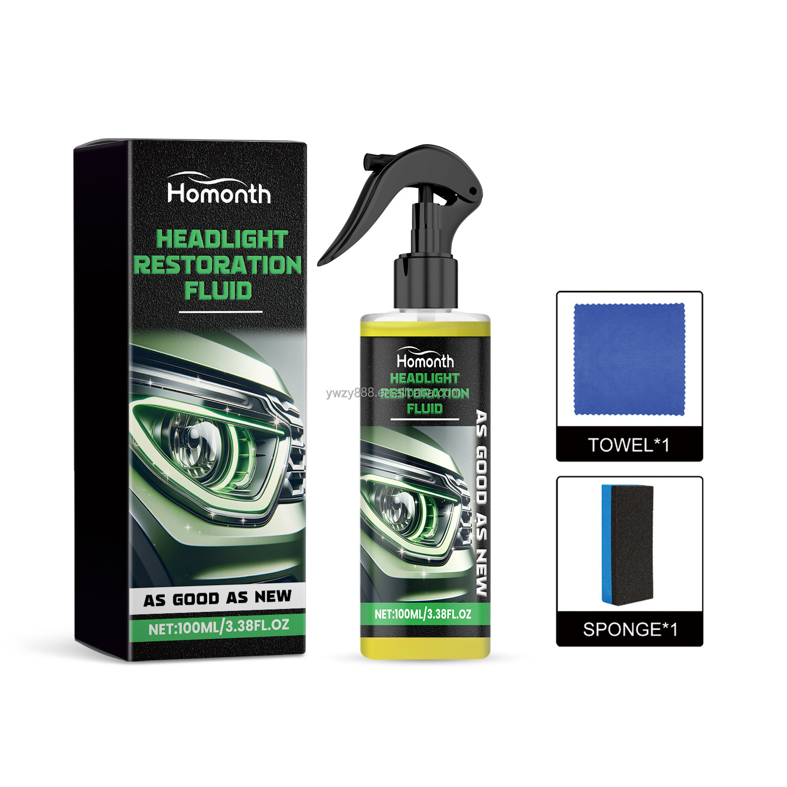 Car headlight repair kit