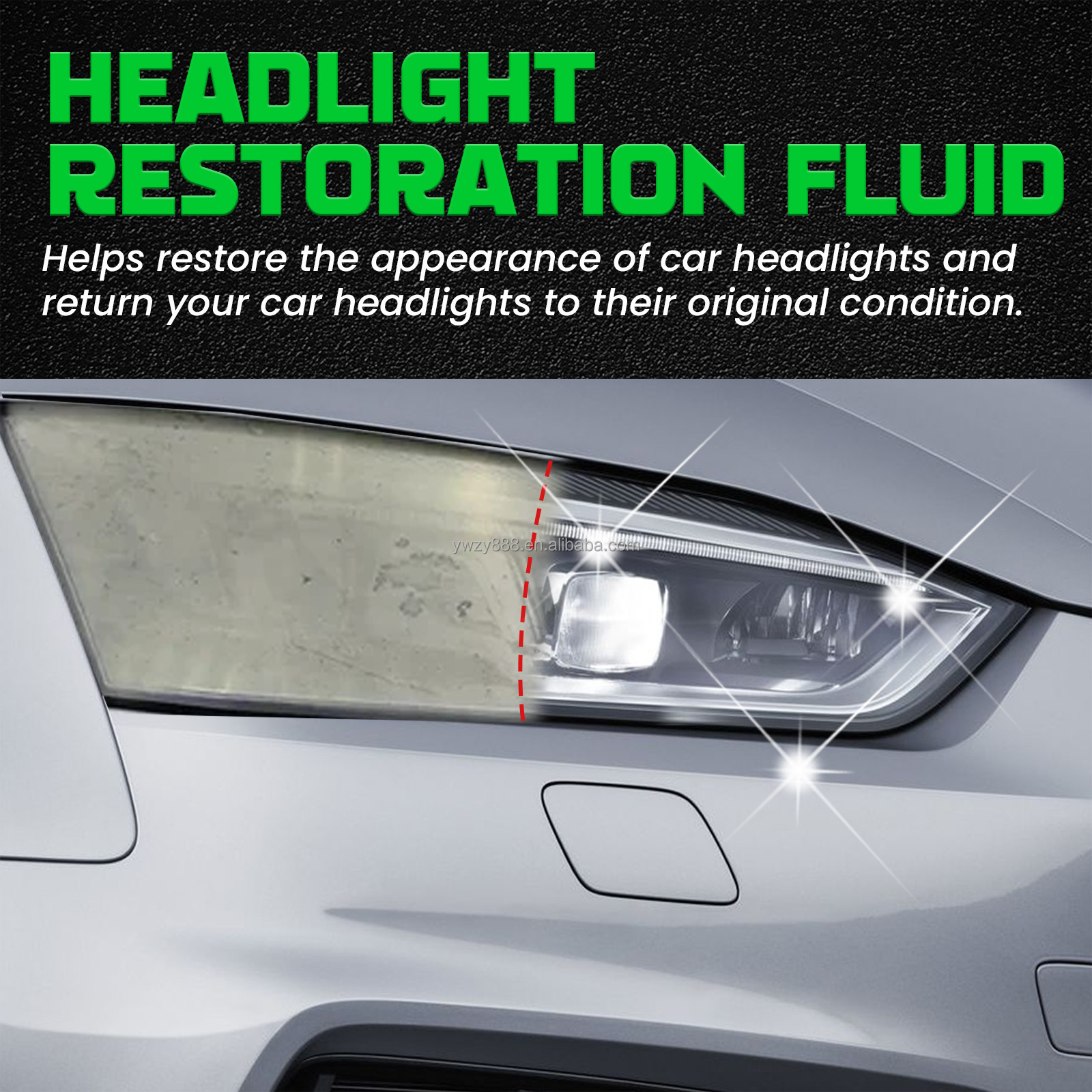 Car headlight repair kit