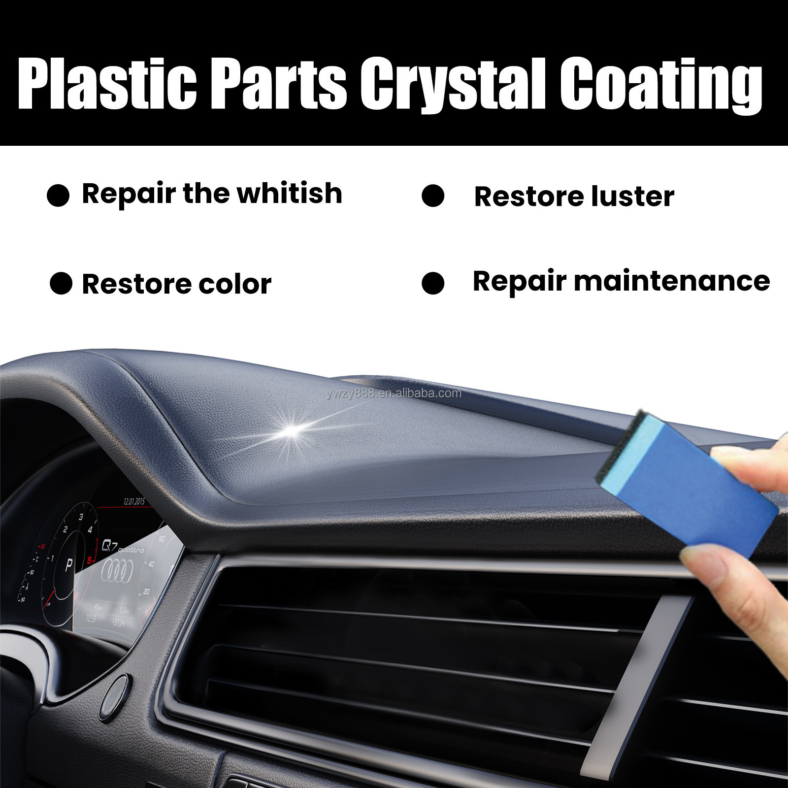 Rayhong plastic renovation coating, car interior dashboard seats clean dust-proof glazing maintenance coating