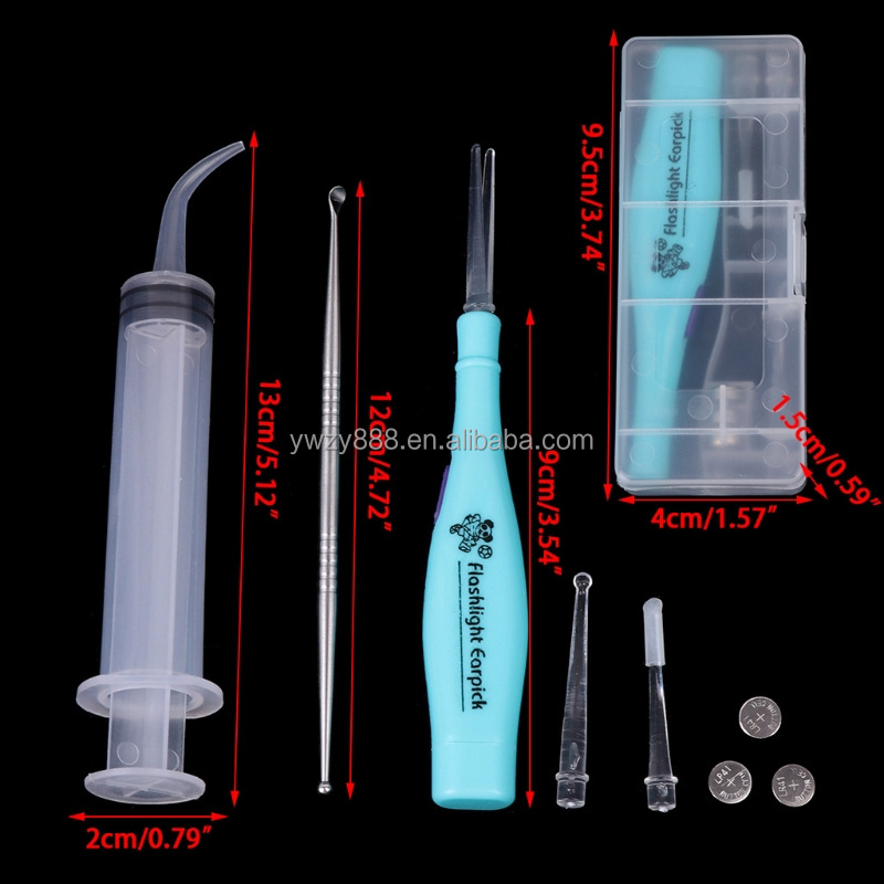 02   Tooth Whitening Products Tonsil Stone Remover Kit With LED Light Box + Irrigation Syringe + Premium  Tonsil Stone Extractor