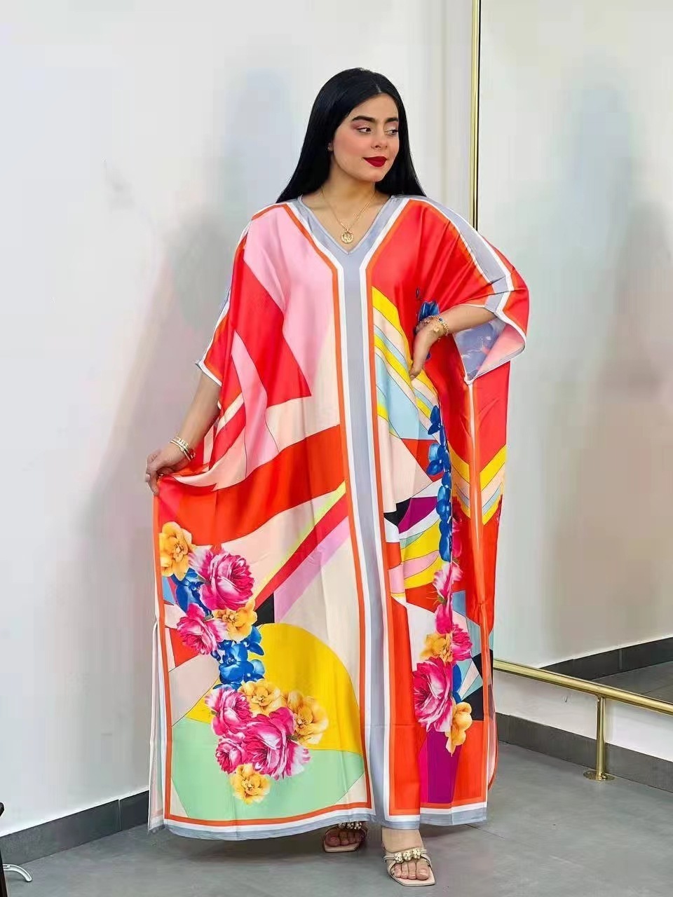 Dubai fashion long arabic moroccan tunisian kaftan dress wholesale