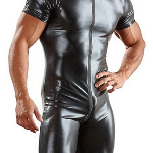 zentai full body suit vinyl leather mens latex catsuitcatsuit for men