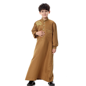 Muslim daffah boys saudi khamis arab islamic clothing thobe boys