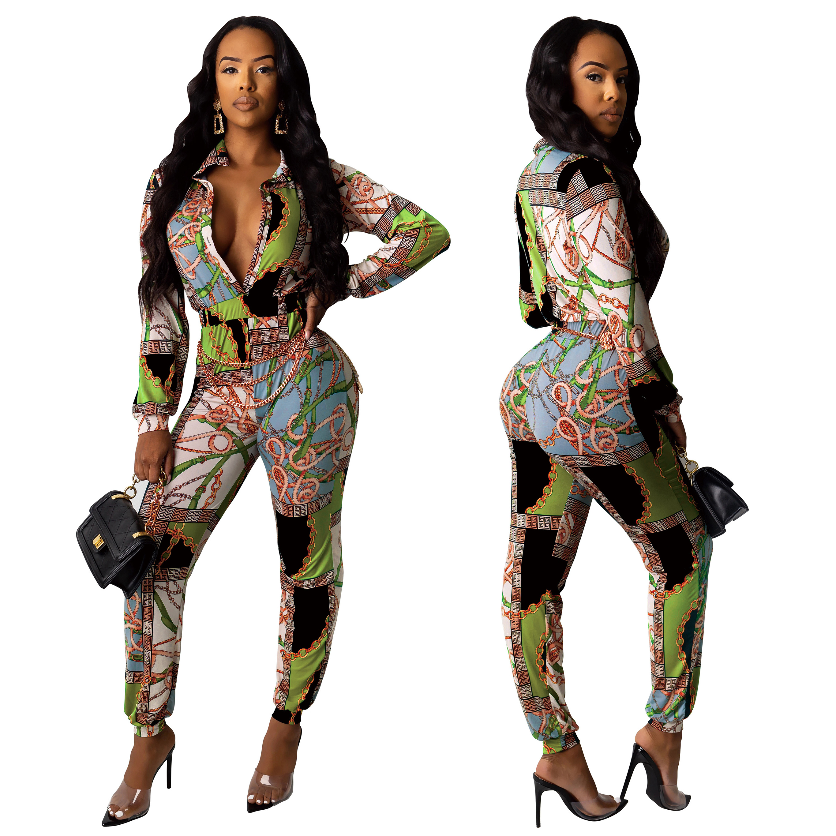 Sexy adult long sleeve rompers womens one piece jumpsuit 2019