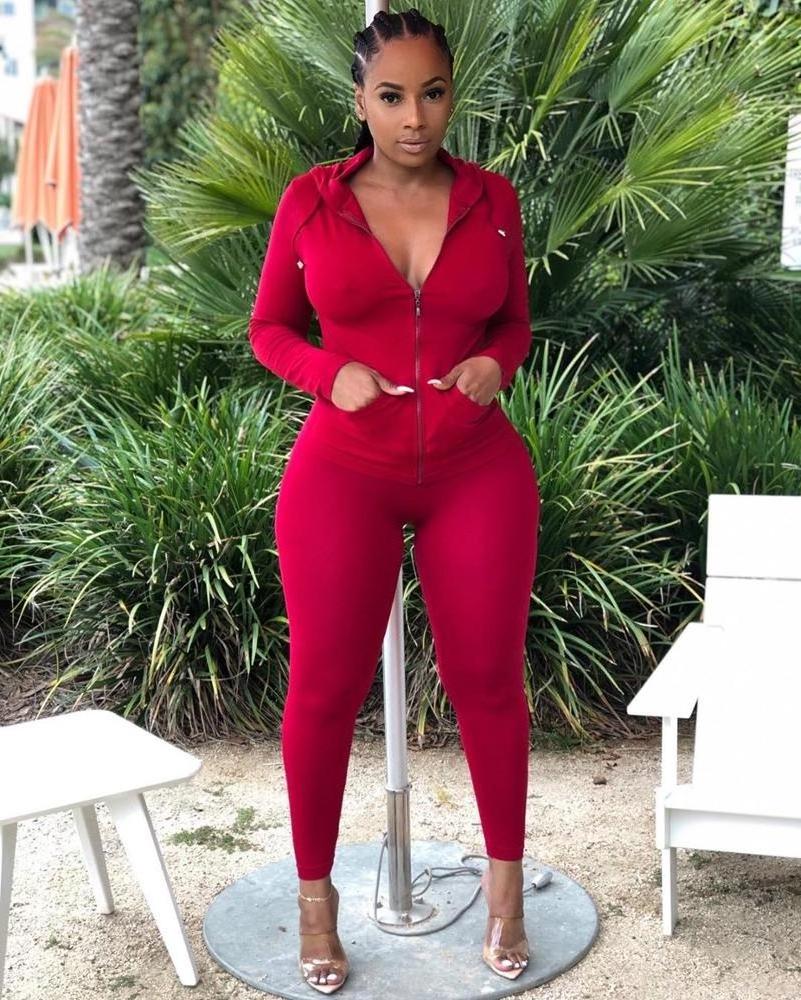 Sexy women clothing sportswear wholesale plain sweat suits