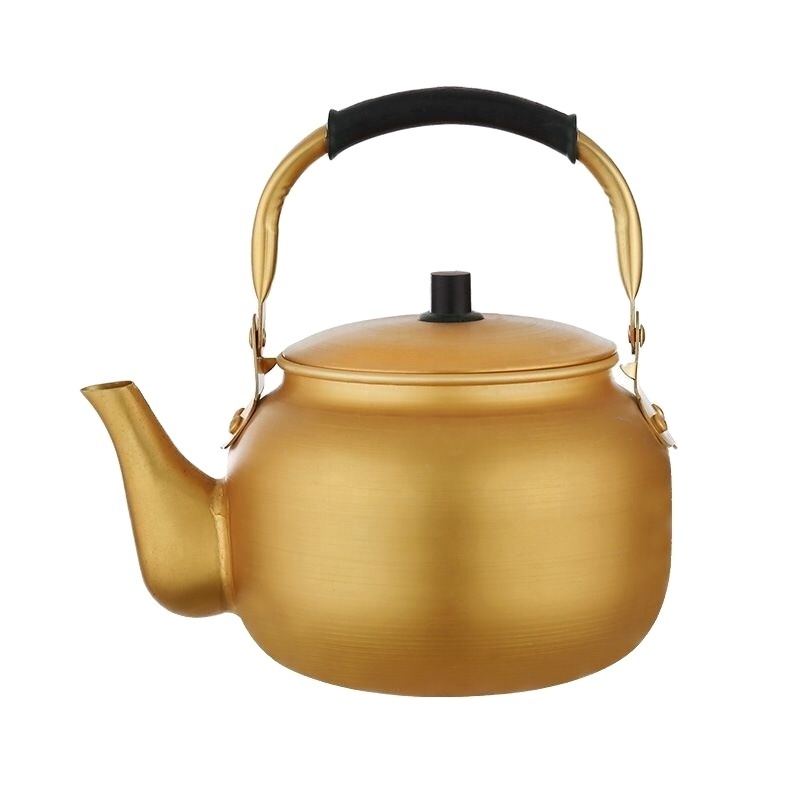 2021 Factory Direct Sales Aluminum Yellow Kettle ,Aluminum Teapot Hot Sale Large Capacity Gas Water Kettle