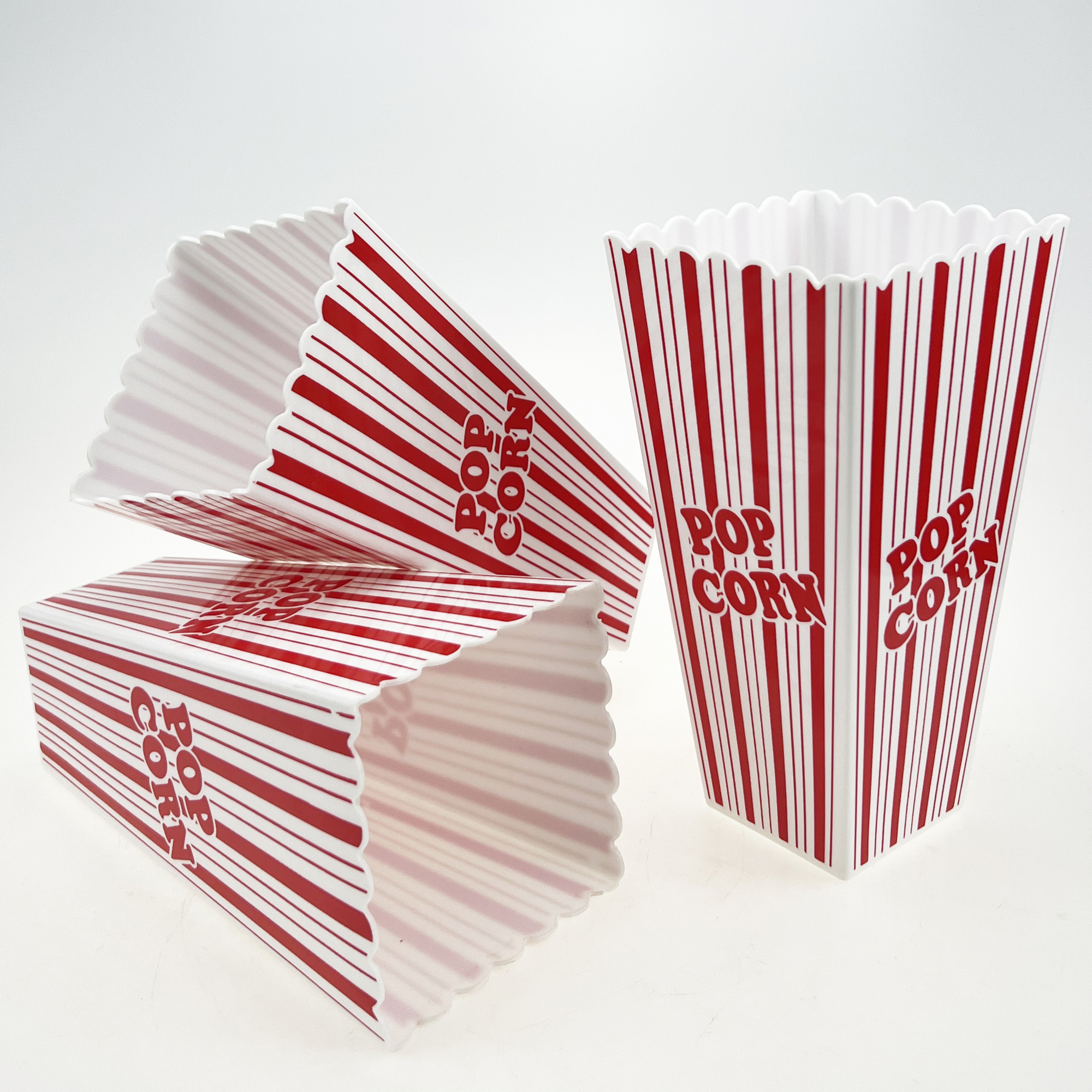 Promotional Re-Usable Plastic Popcorn Boxes Popcorn Buckets