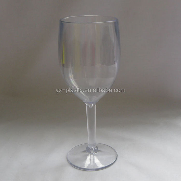 200ml Clear Acrylic plastic white wine glasses red win goblet