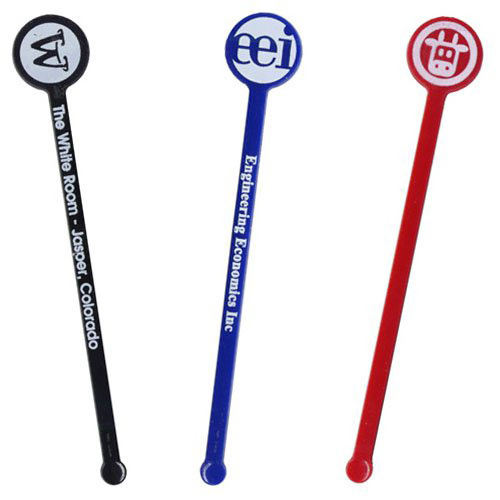 Custom Made Promotional Bar Drink Plastic Cocktail Stirrers