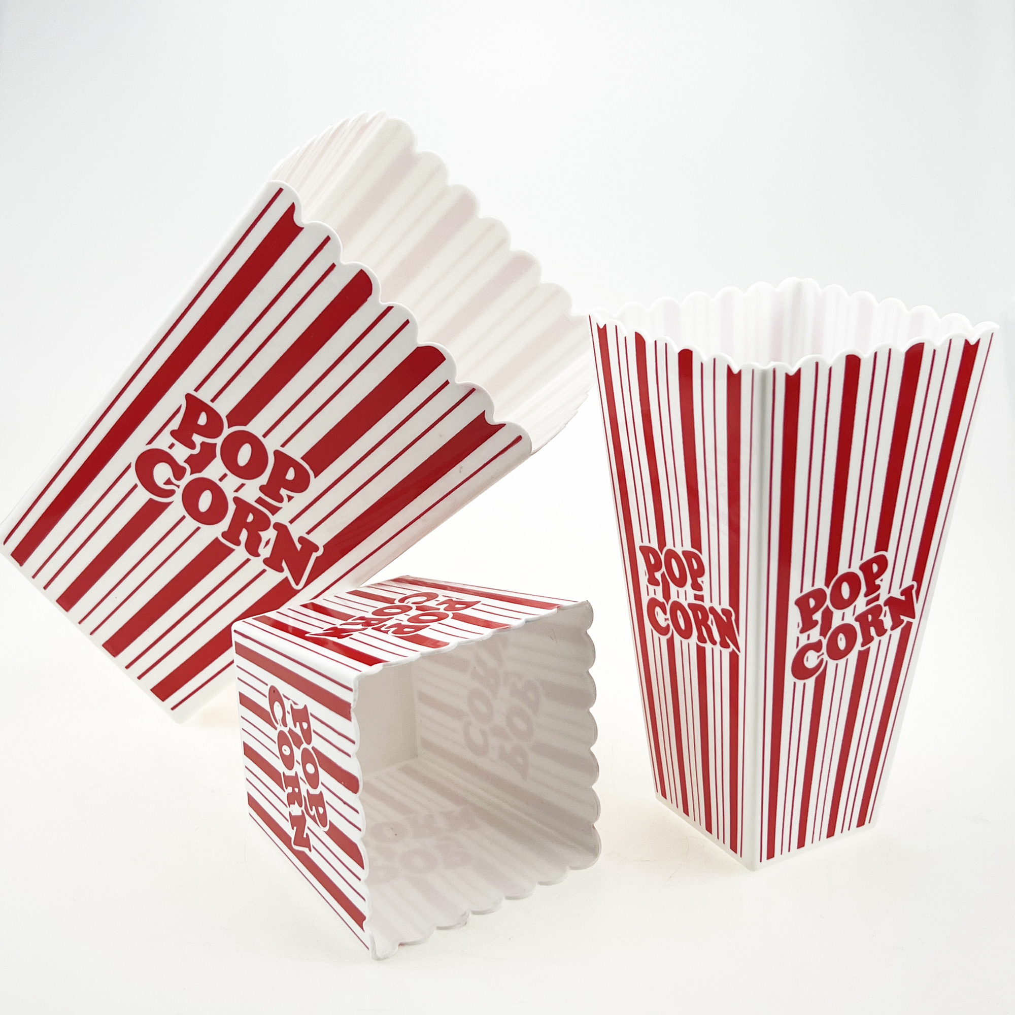 Promotional Re-Usable Plastic Popcorn Boxes Popcorn Buckets