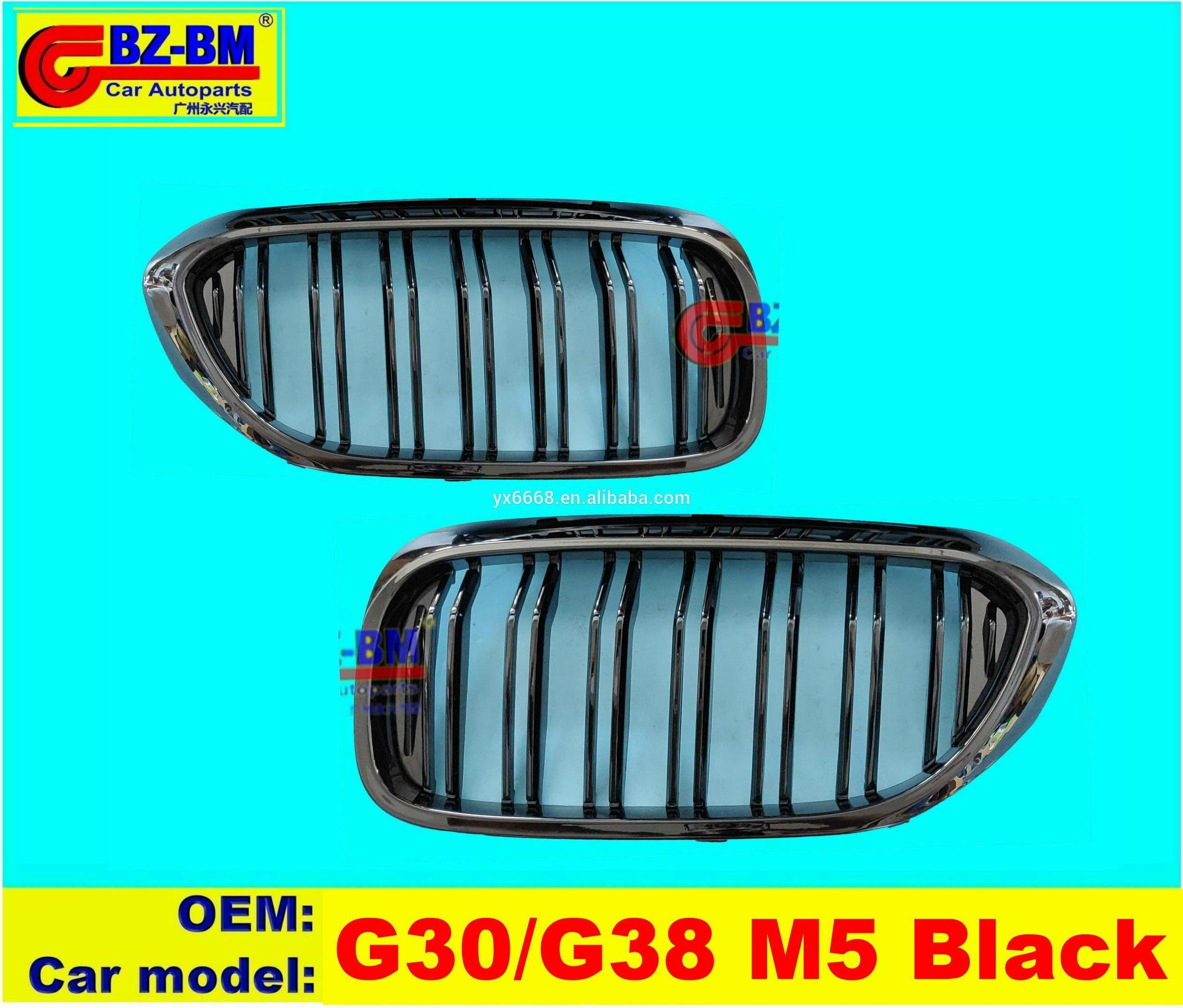 CAr Body Parts 51137390863 51137390864 ABS Front Grill Mesh Black One Slat For  M G30 G38  5 SERIES 51137005839	51137005839-