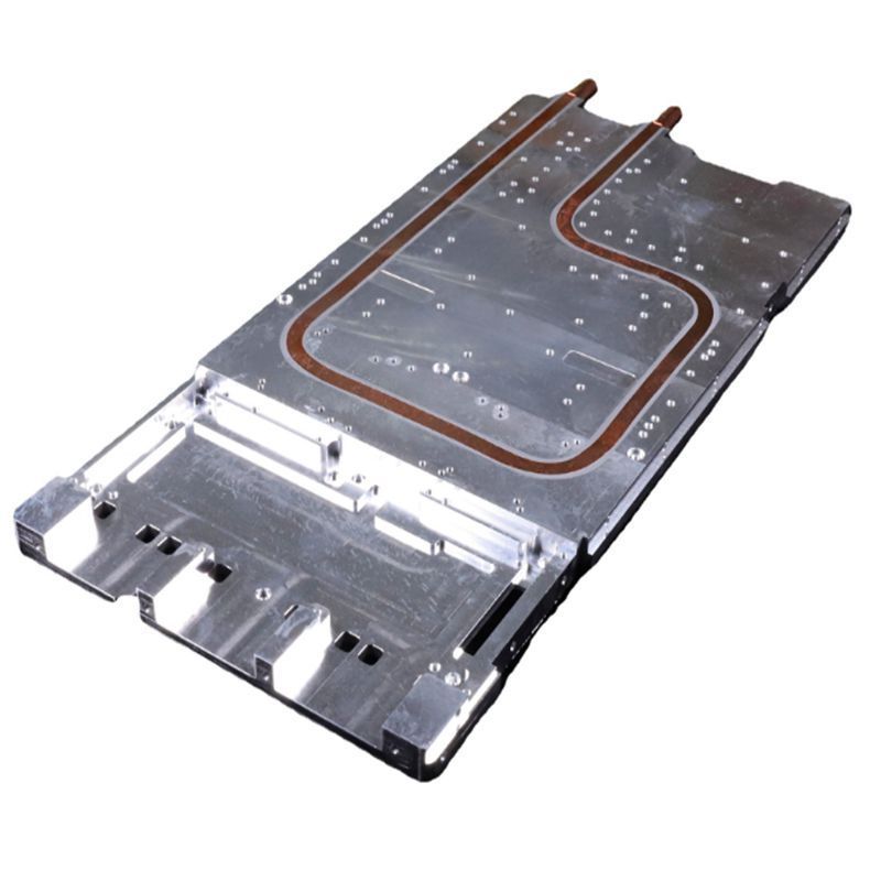 4 5 6 Channels Heat Exchanger Aluminium EV Battery Cooling Module