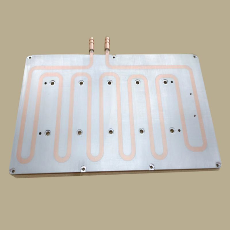 aluminium Battery Box electric Liquid Water Cold large copper Cooling Plate for refrigerator