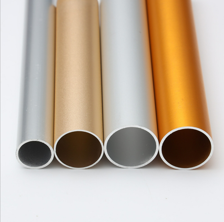 light weight aluminum curtain aluminium tubes round pipes