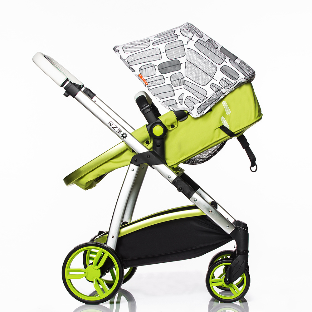 Foldable 3 in 1 design baby pushchair suitable for  maxi cosi car seat for baby