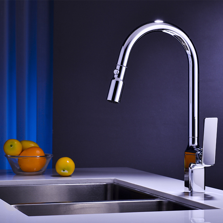 New Style kitchen faucets with sprayer Fashion Pull Out Sprayer Basin Kitchen Taps Sink Faucets Kitchen Faucet