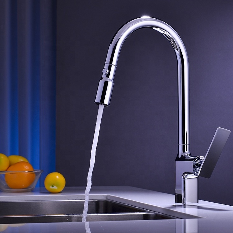 New Style kitchen faucets with sprayer Fashion Pull Out Sprayer Basin Kitchen Taps Sink Faucets Kitchen Faucet