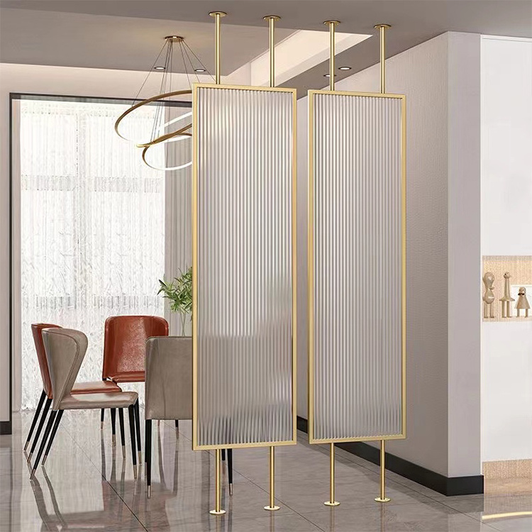 Floor to Ceiling Metal Room Dividers Living Room Bedroom