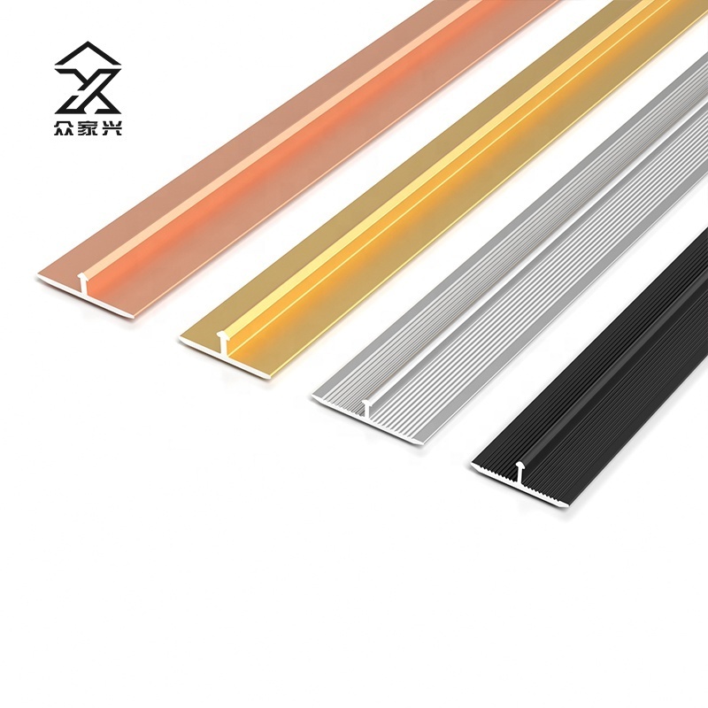 Wall Trim U Shape Metal Decorated Profile Ceramic T Channel Tile Trim Edge Strips