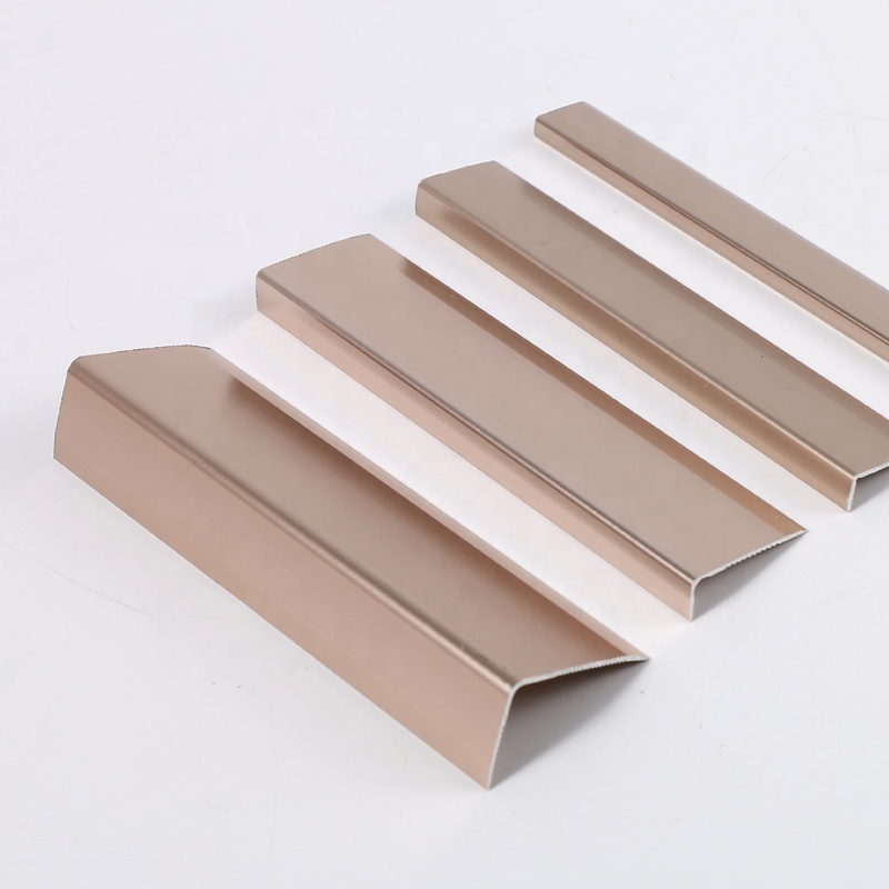 Foshan Factory Price Aluminum Swimming Pool Edge Tile Trim  Profile L Shape Tile Corner Trim Aluminum Profile