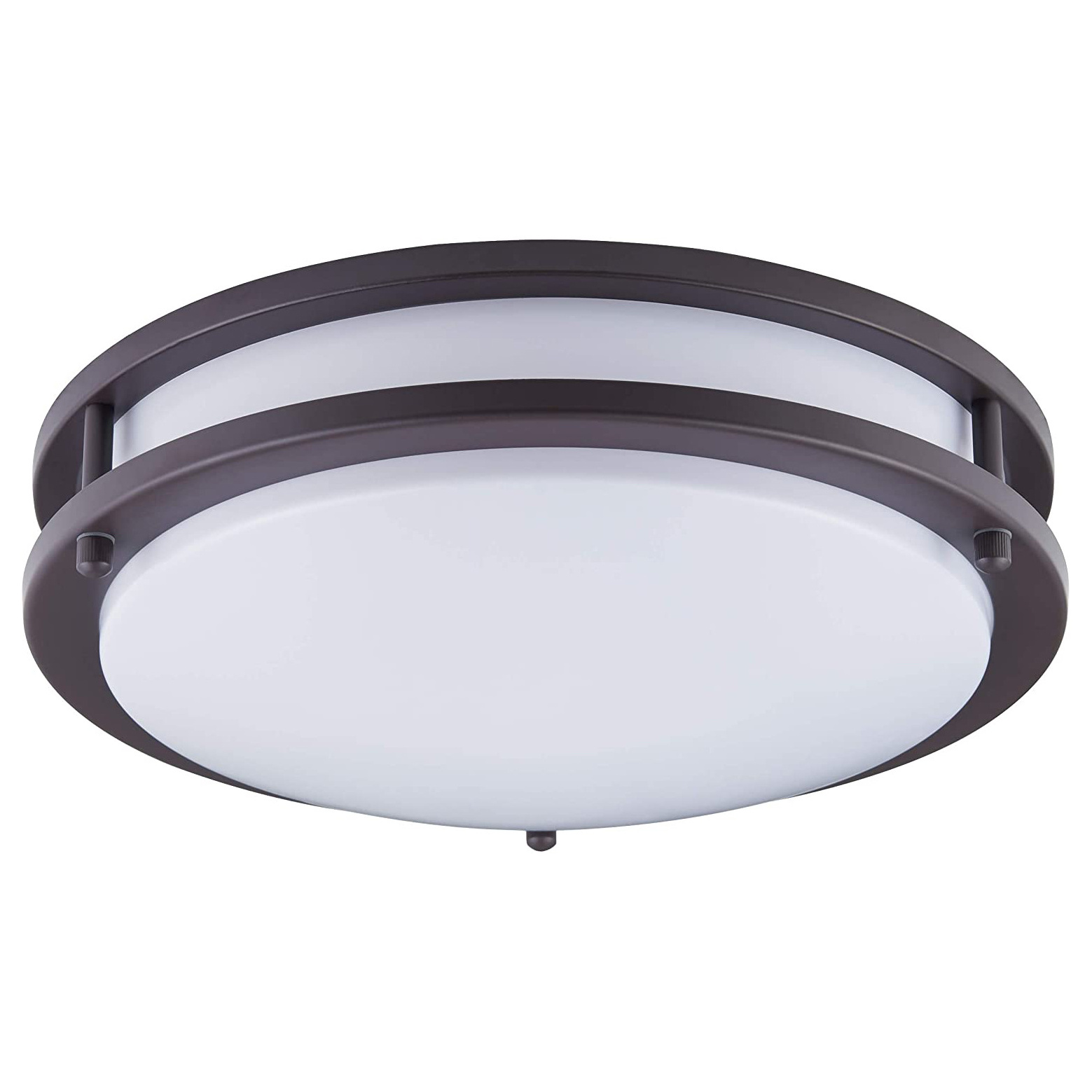 12inch Modern Black  Round Flush Mount Ceiling Light for living room bedroom