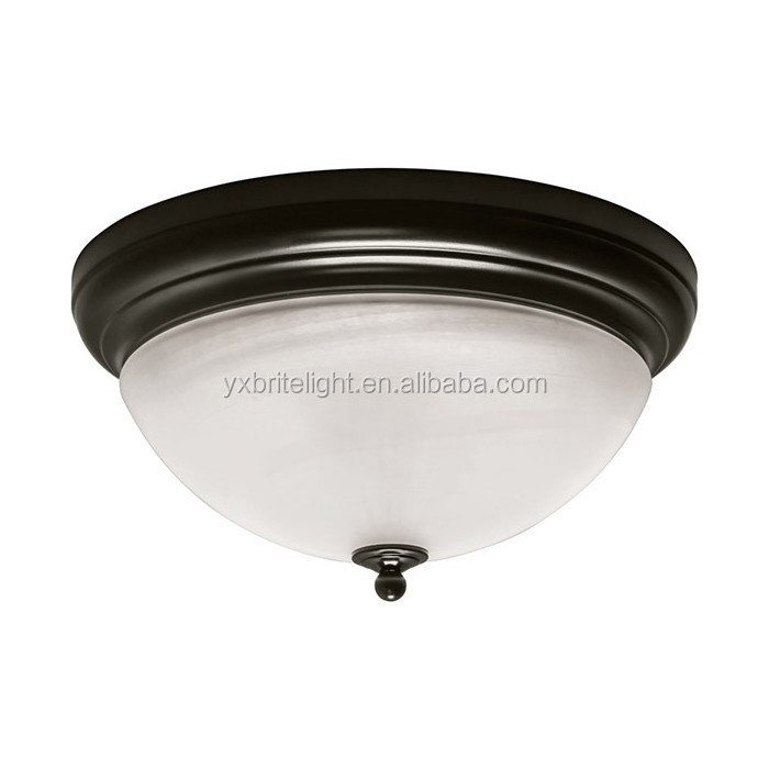 15'' Bronze round flush mount ceiling light fixture interior ceiling lamp  ETL listed