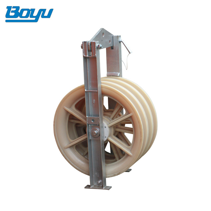 Stringing Pulley Cable Pulley Wheel With Nylon Wheel To Stringing Small Conductor