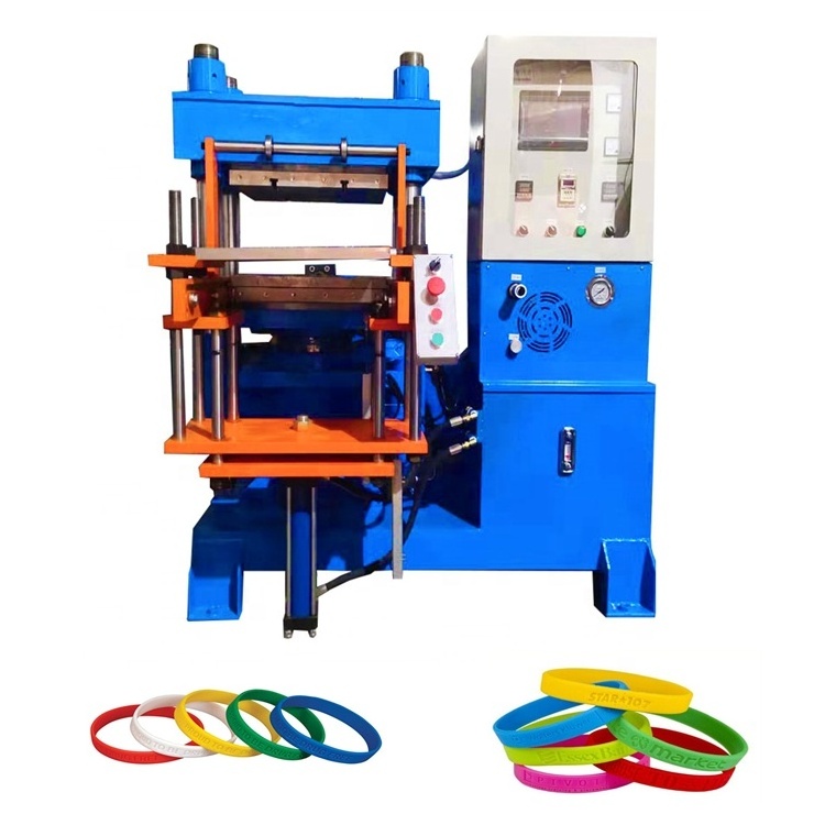 Silicone Wristband Making 100 Ton Compression Machine In Dongguan Factory