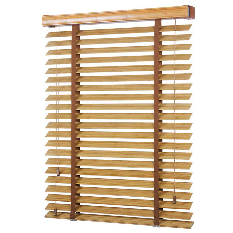 Hot selling product wood vertical blind wooden timber roller blinds curtain