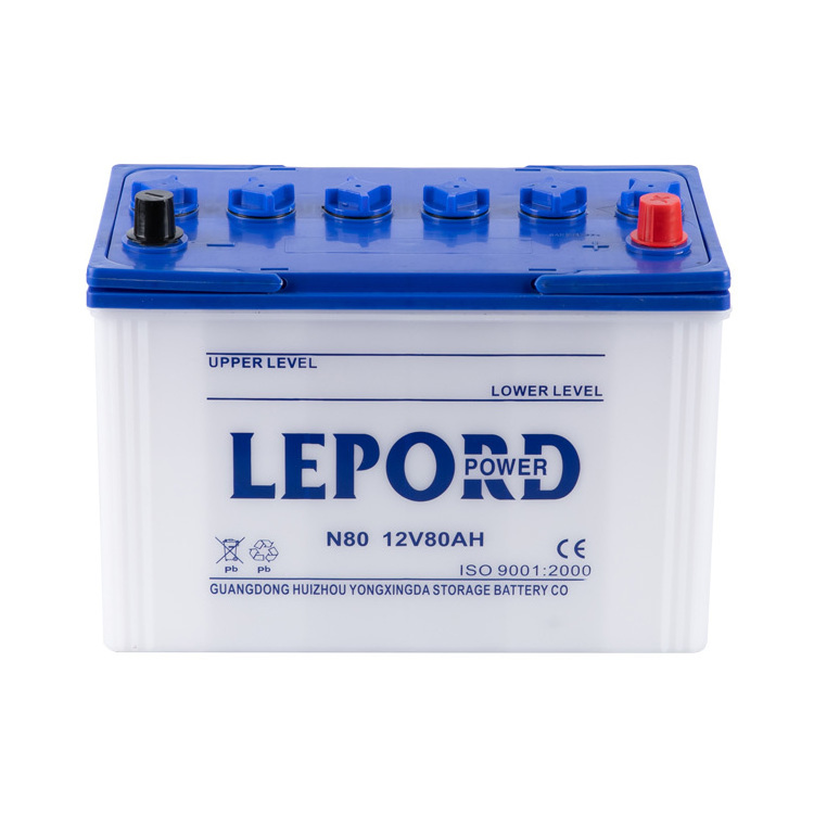 JIS Lead Acid Dry Charge Car Battery N70 12Volt 70AH car battery turkey