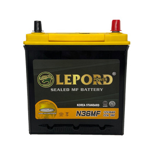 Factory manufacturer 12 volt start stop car battery 38B20/NS40 small car battery bat ery for car