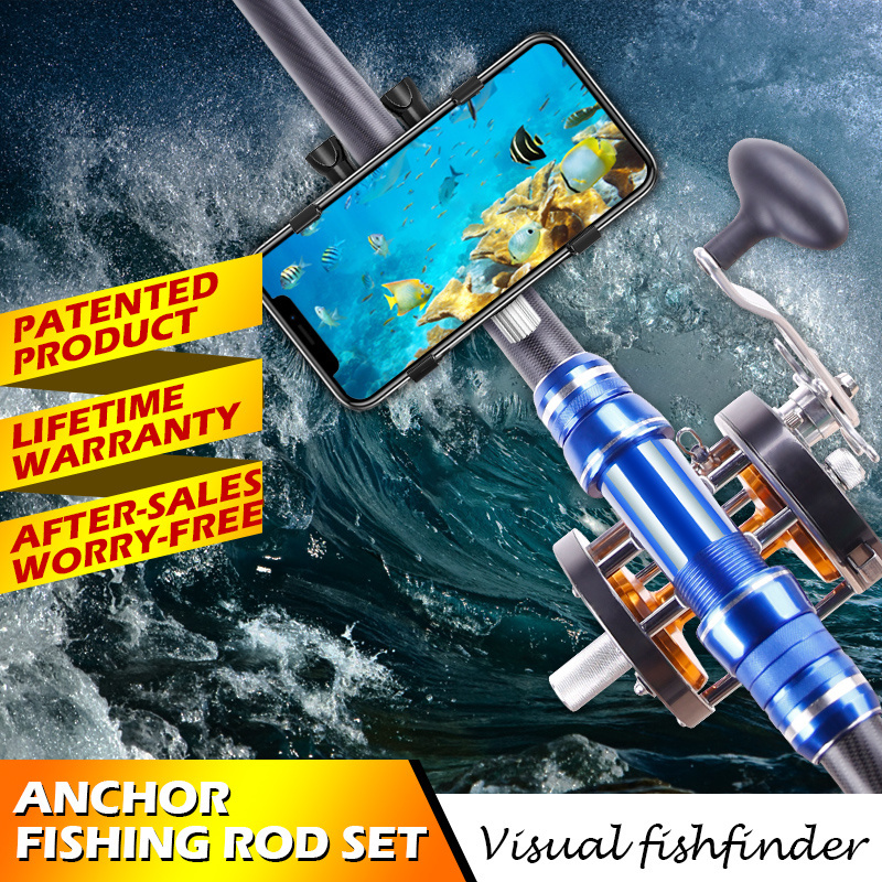 Made in China visual anchor rod full set of high-definition camera waterproof display underwater fish finder night vision muddy