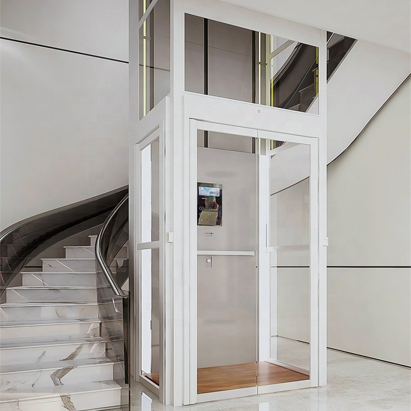 2-4 floors Indoor &Outdoor Residential Cheap Passenger Elevator Lift Small Dumbwaiter Home Lift For Sale