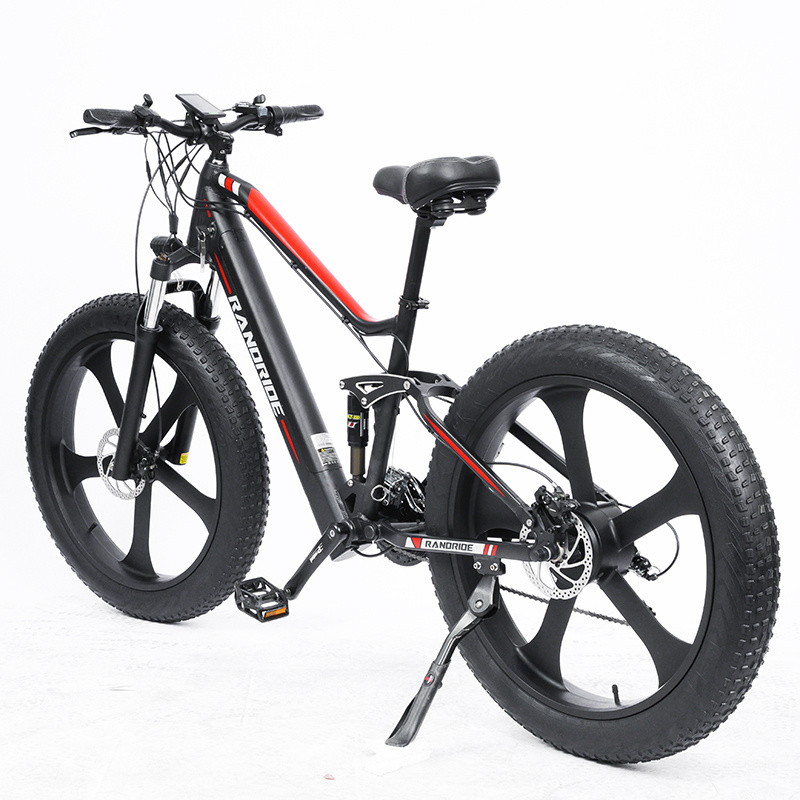 Eu warehouse stock e bike mtb 48v 1000w fat tire 21speed 13.6 Ah electric bike full suspension e mountain bike