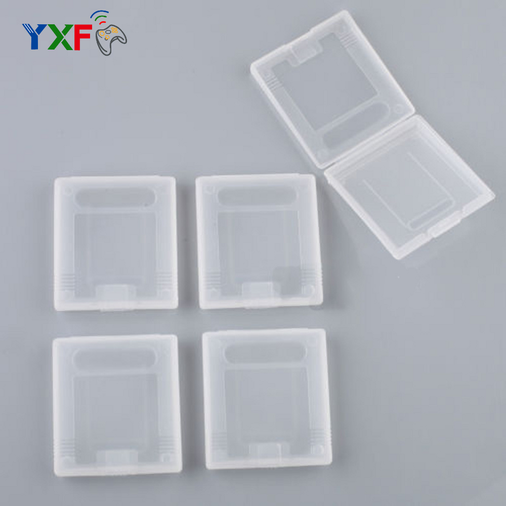 Clear Plastic Game Cartridge Case Dust Cover For Nintendo GameBoy Color GBC Transparent Game Card Box