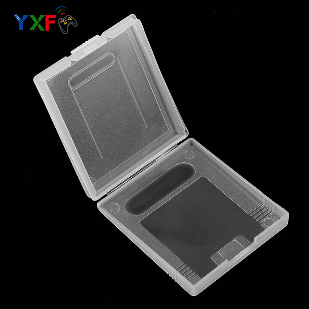 Clear Plastic Game Cartridge Case Dust Cover For Nintendo GameBoy Color GBC Transparent Game Card Box