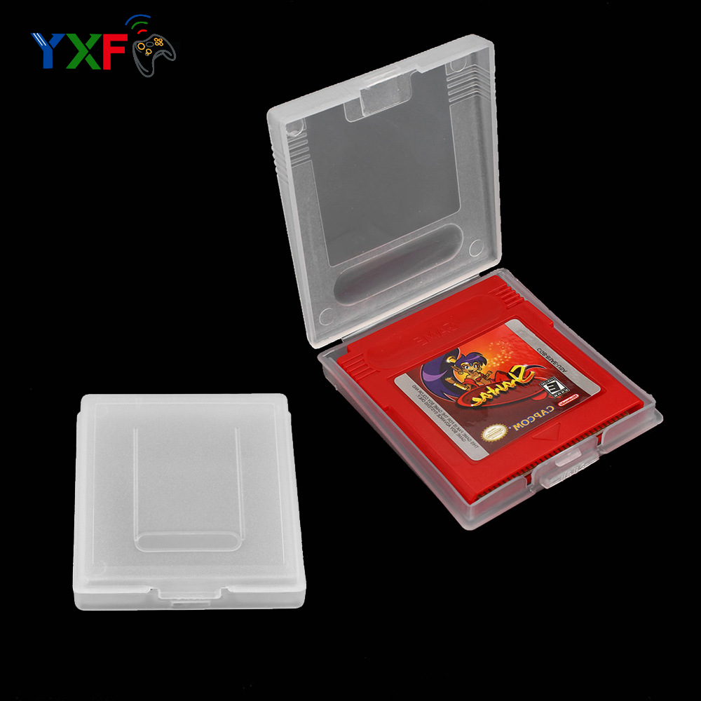 Clear Plastic Game Cartridge Case Dust Cover For Nintendo GameBoy Color GBC Transparent Game Card Box