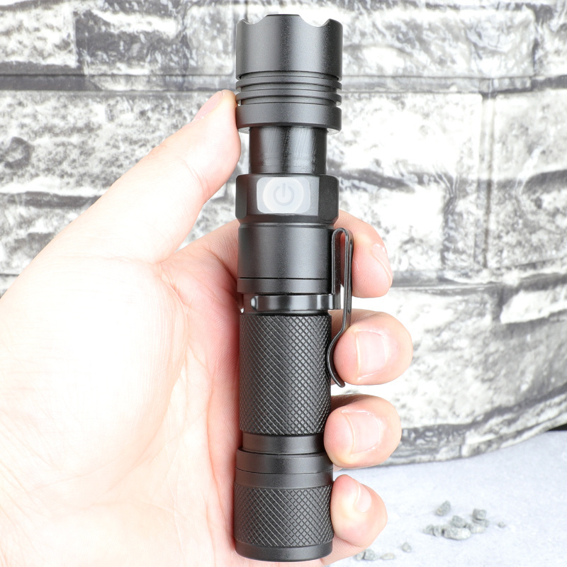 Compact Tactical Flashlights High Lumens Outdoor Activity & Emergency Use Flashlight Tactical Flash Light