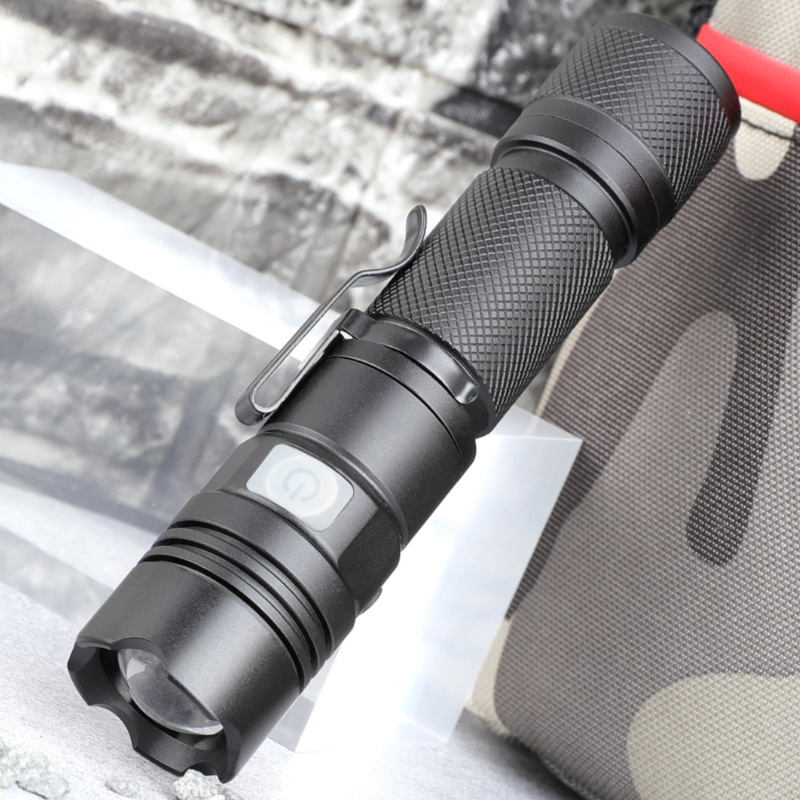 Compact Tactical Flashlights High Lumens Outdoor Activity & Emergency Use Flashlight Tactical Flash Light