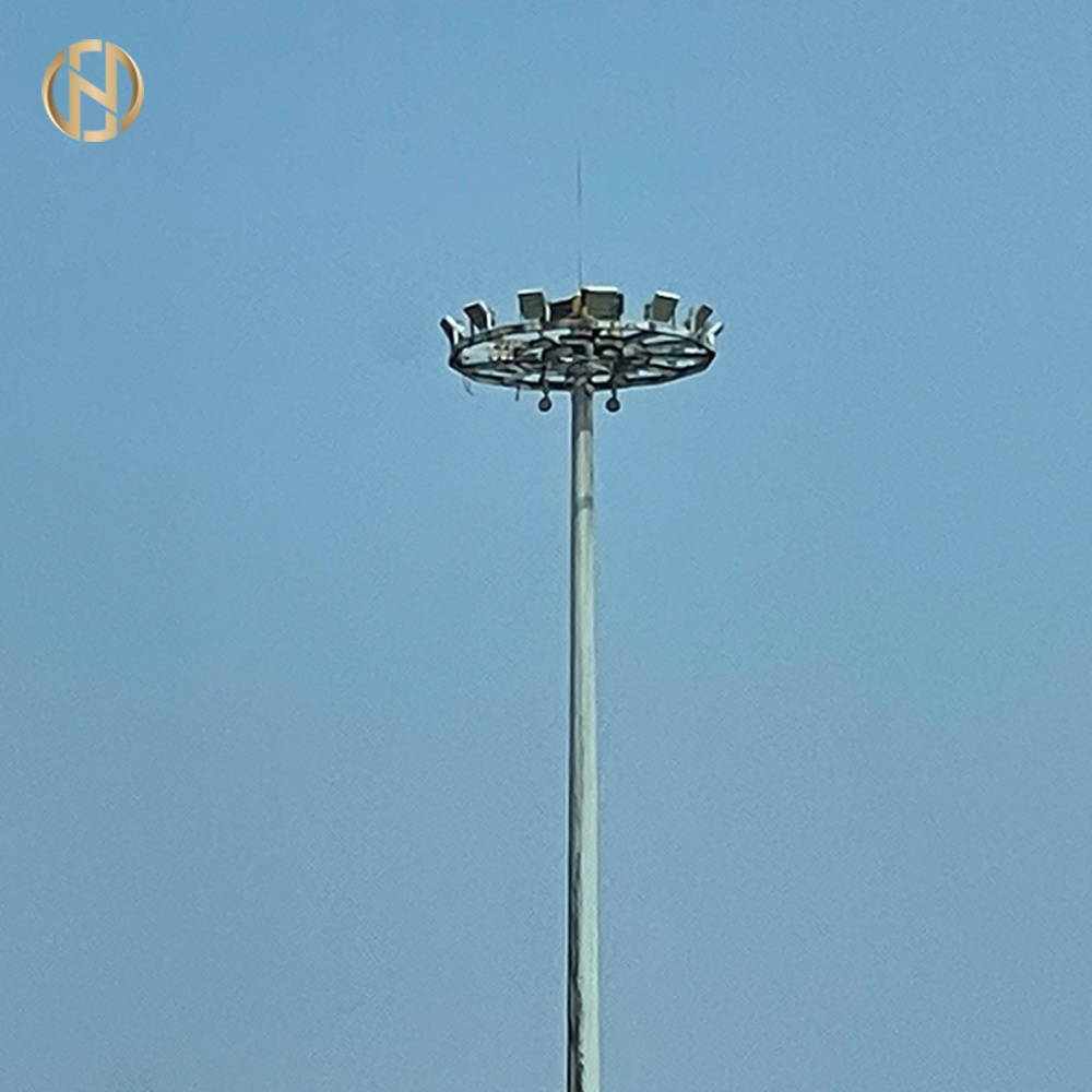 25M Steel High Mast Lighting Pole