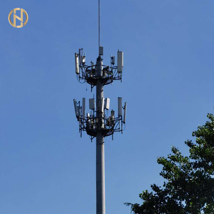 5G Telecommunication Antenna Monopole Tower