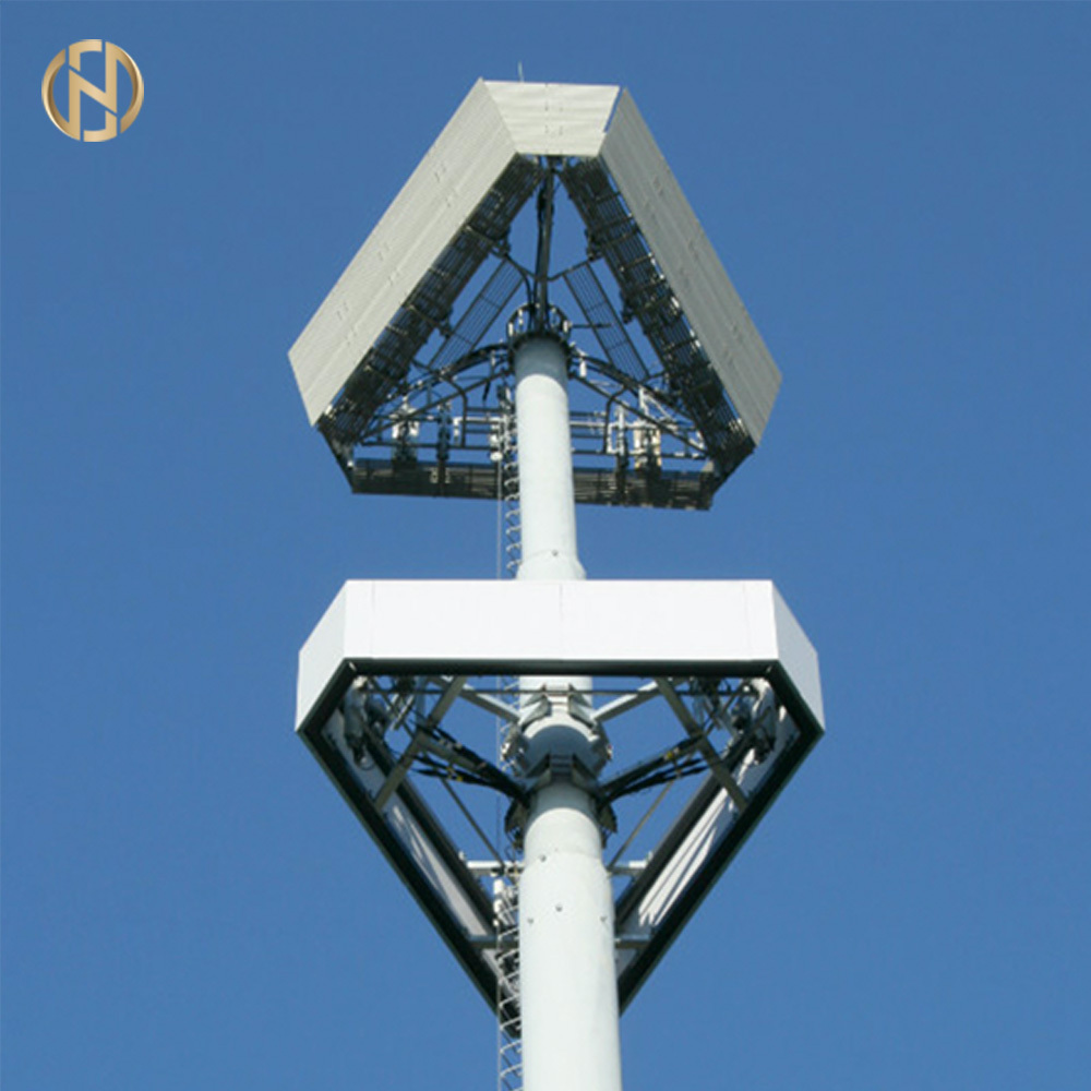 5G Telecommunication Antenna Monopole Tower